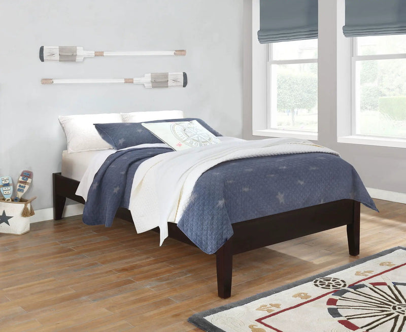 Hounslow Twin Universal Platform Bed Cappuccino by Unique Piece Furniture