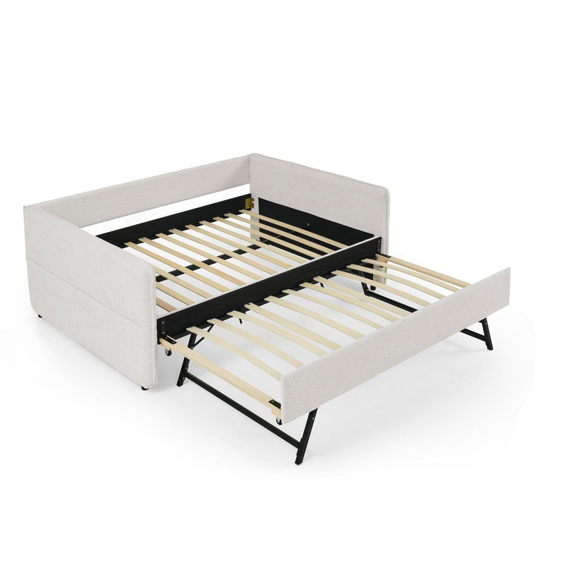 Upholstered Daybed With Pop Up Trundle by Unique Piece Furniture