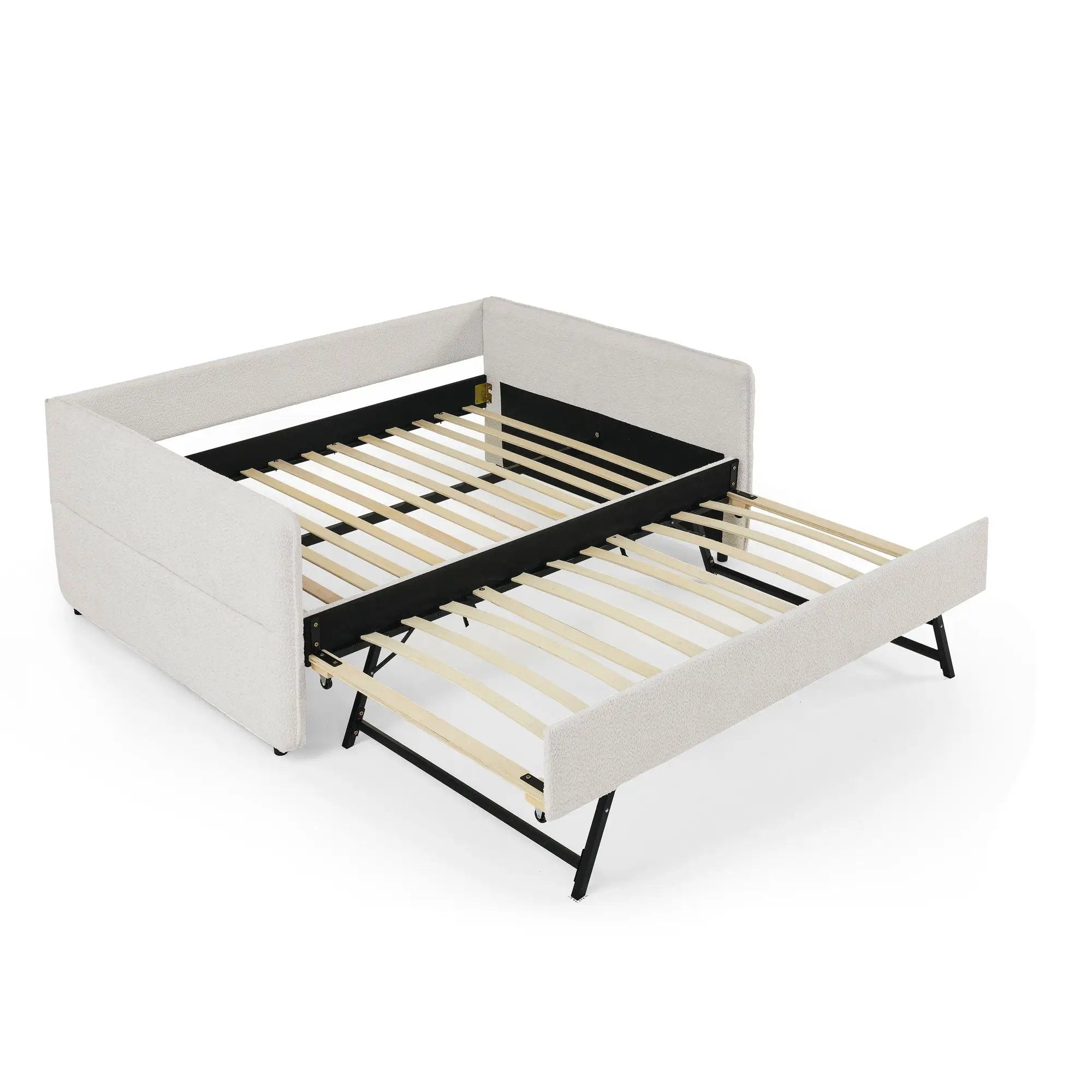 Upholstered Daybed With Pop Up Trundle by HouseOfZazla