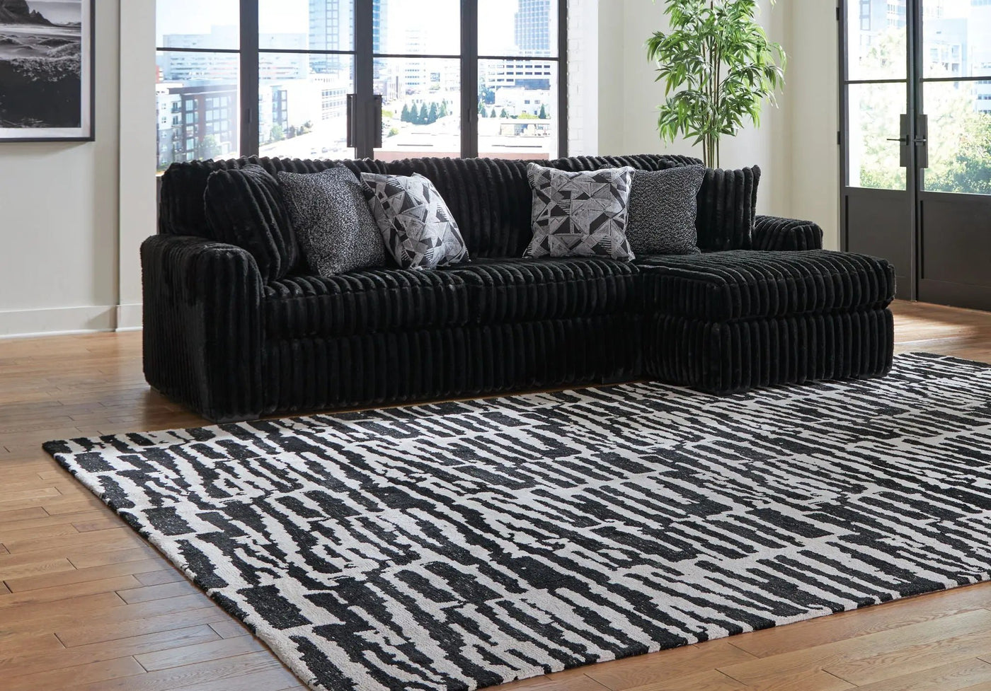 Midnight-Madness - Sectional Set by Unique Piece Furniture