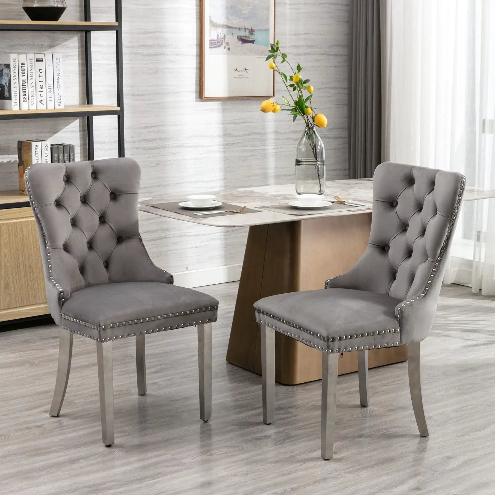 Nikki - Contemporary Upholstered Dining Chair (Set of 2) by Unique Piece Furniture
