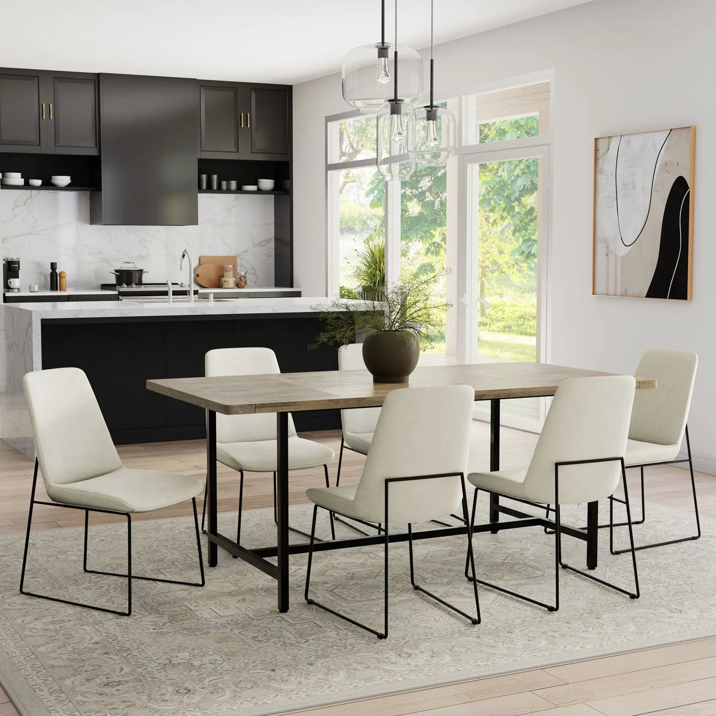 Campbell - Handcrafted Dining Table by HouseOfZazla