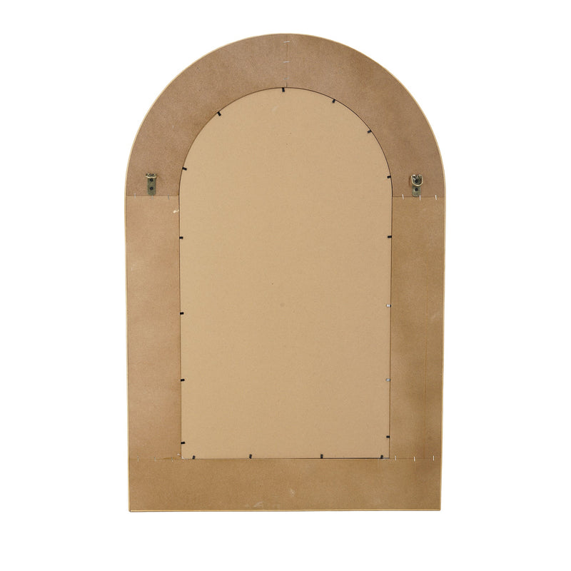24.2"x36" Woven Texture Decorative Arched Mirror by HouseOfZazla