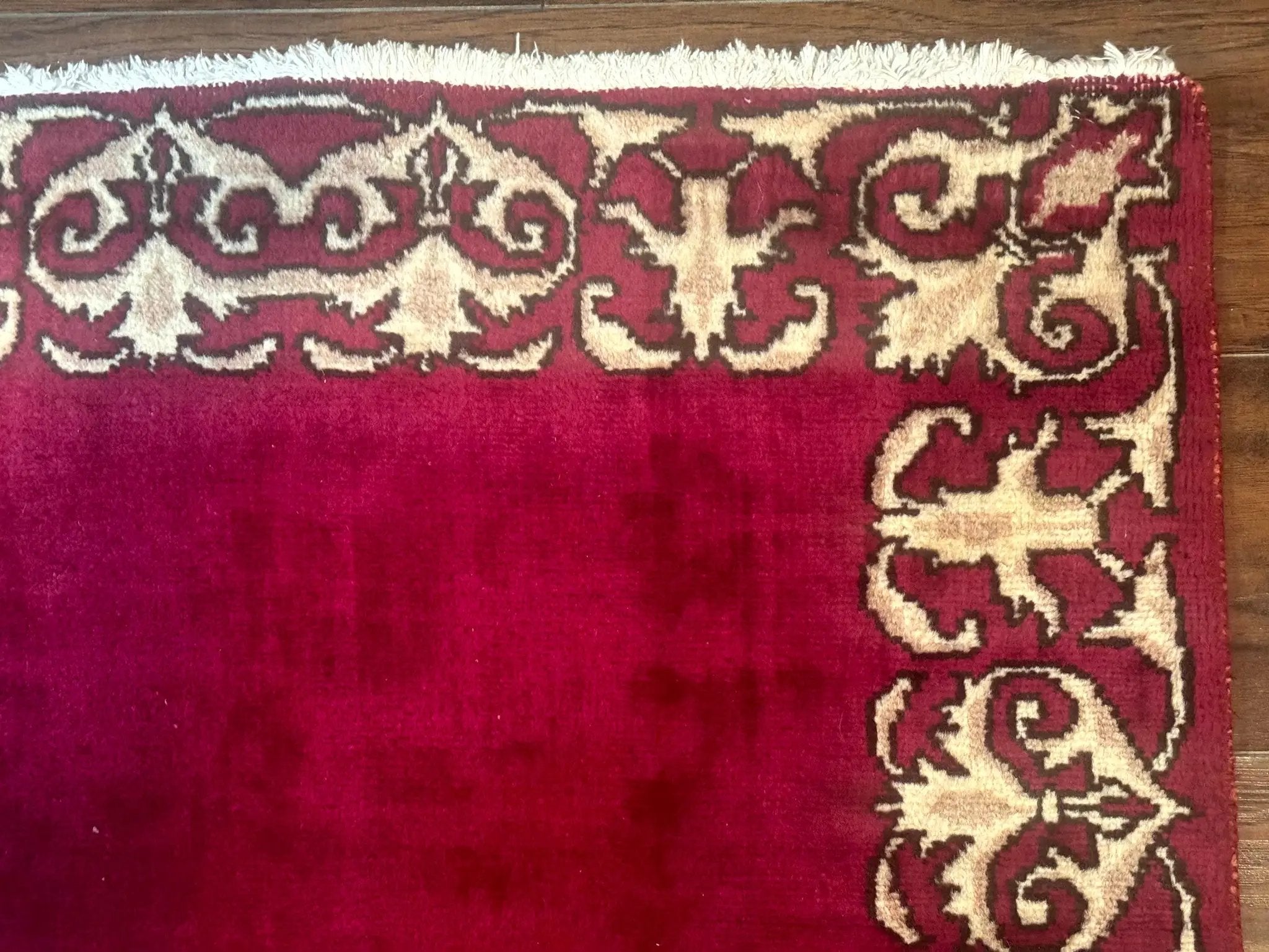 Red Persian Kerman Runner Rug 3x16 by Jewel Rugs