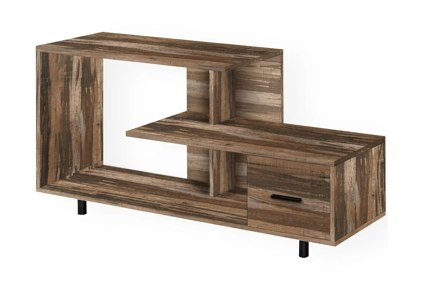 TV Stand, Console, Media Entertainment Center, Storage Drawer, Contemporary by HouseOfZazla