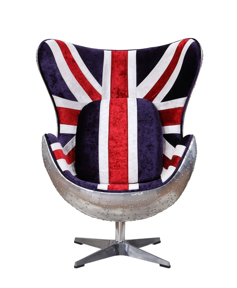 Brancaster - Pattern Accent Chair With Swivel - Multi by Unique Piece Furniture