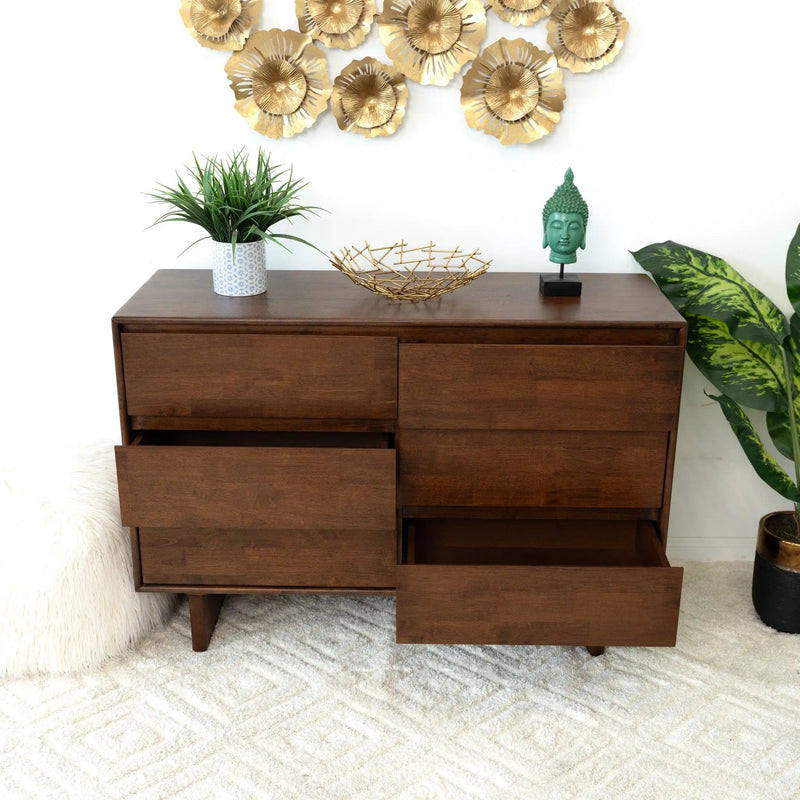 Dubrovnik - Dresser With 6 Drawers - Brown by HouseOfZazla