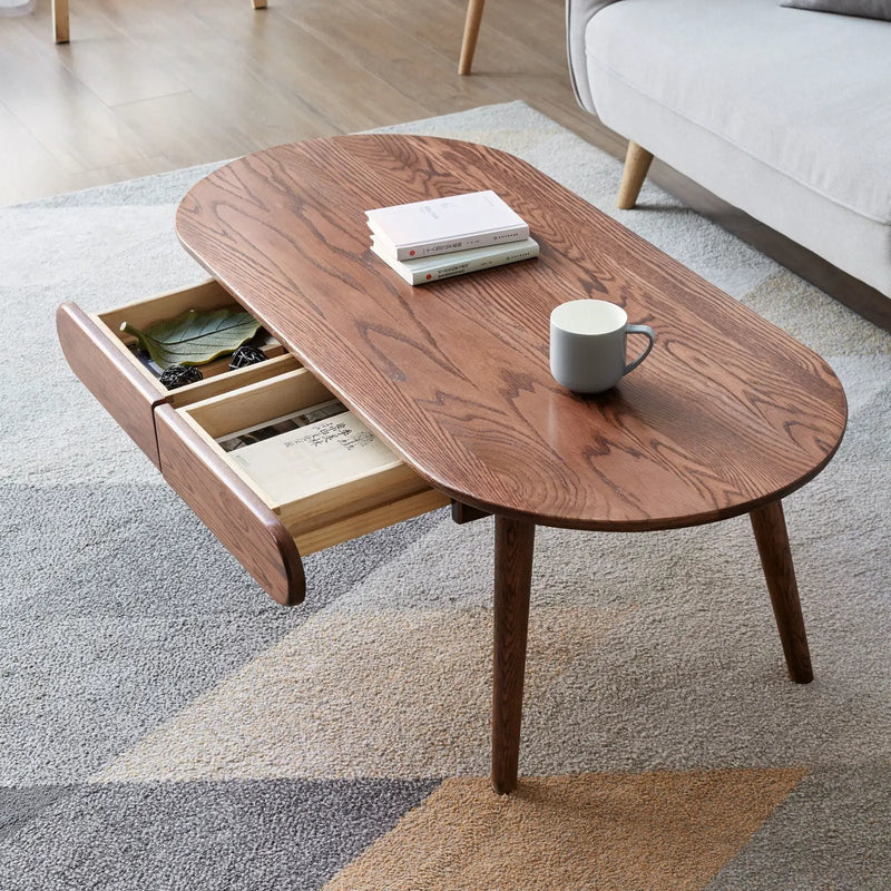 Capsule Centre Low Table With Drawers Coffee Table by Unique Piece Furniture