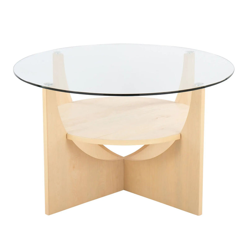 U - Shaped Contemporary Coffee Table by Unique Piece Furniture
