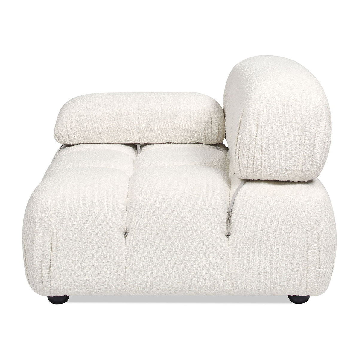 Bubble Modular Modern Lounge Arm Chair with Eucalyptus Frame - White, Green, or Orange, photo 13 of 22