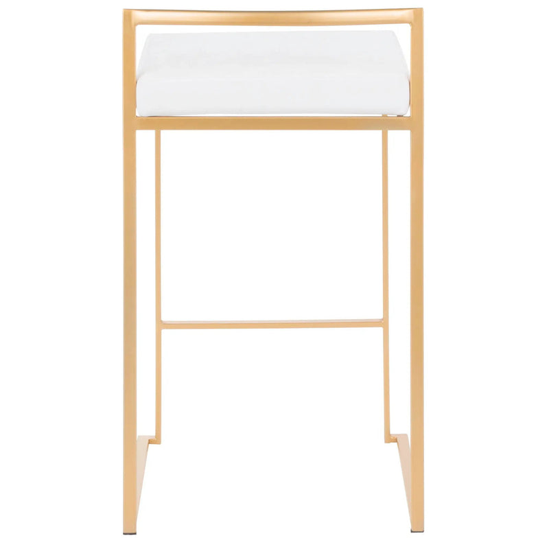 Fuji - Contemporary / Glam Design Counter Stool (Set of 2) by Unique Piece Furniture
