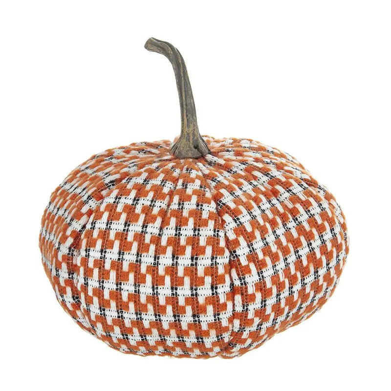 Pumpkin Ornament Decor For Holiday Harvest Festival Fall Festival & Thanksgiving (Set of 2) - Orange Multi by HouseOfZazla