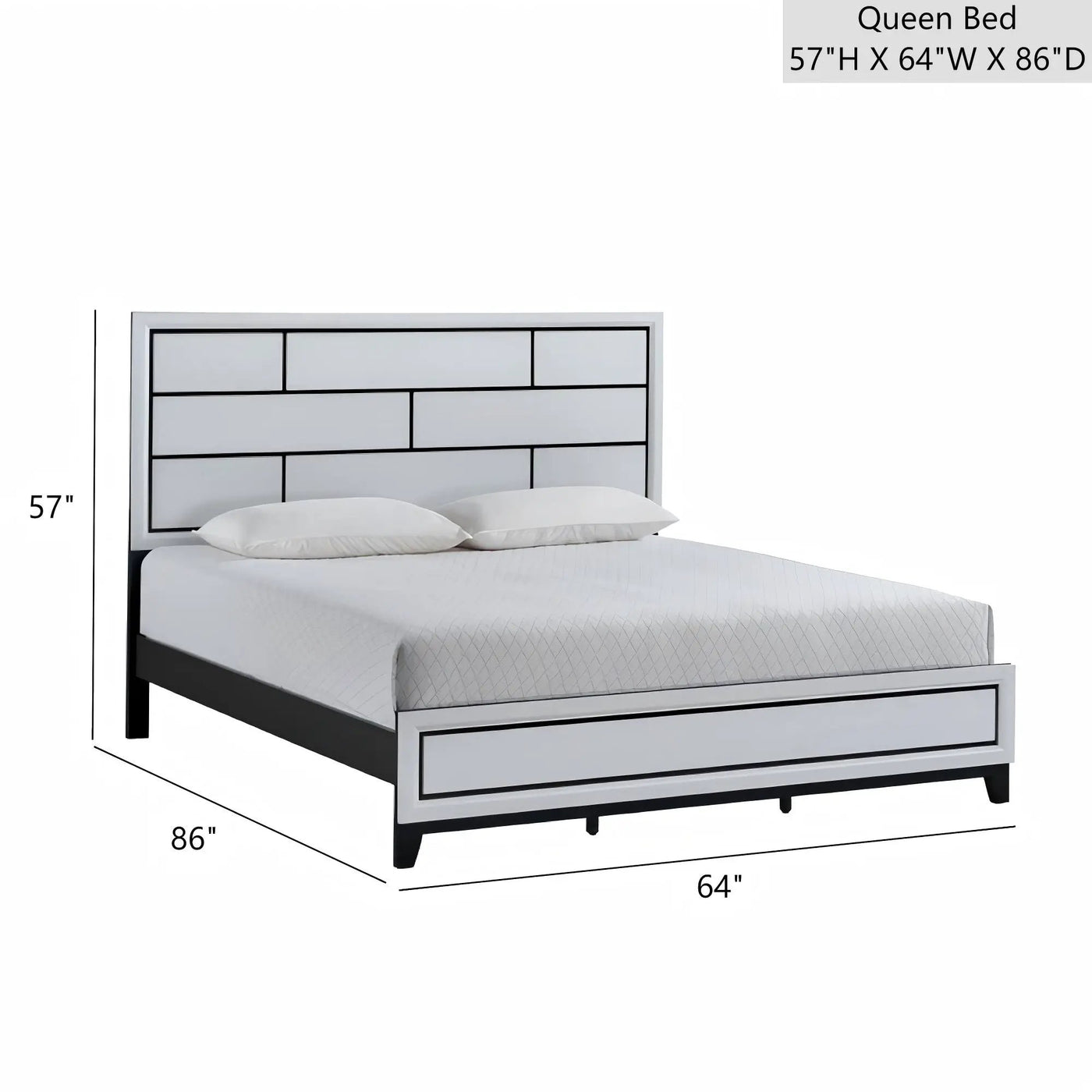 Glasgow - Bed Frame With Durable Construction by HouseOfZazla