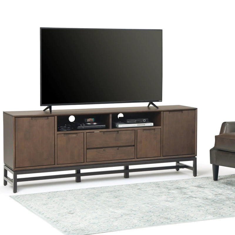 Banting - Wide TV Stand - Walnut Brown by HouseOfZazla