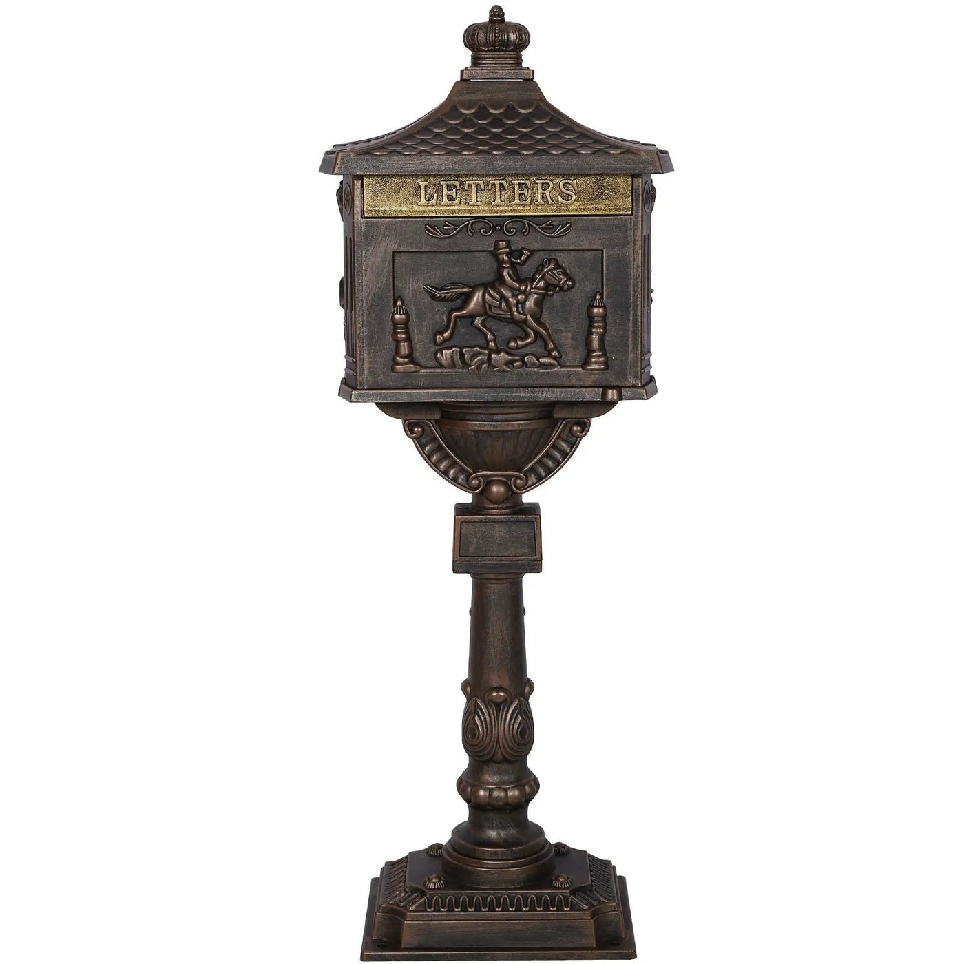 Cast Aluminum Mail Box, Postal Box, Mailbox by HouseOfZazla