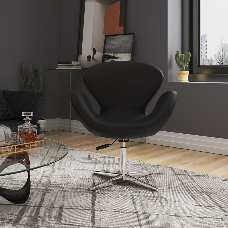 Raspberry - Swivel Lounge Chair by HouseOfZazla