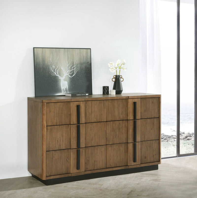 Terrace 6-drawer Dresser Cabinet Ash Brown by Unique Piece Furniture