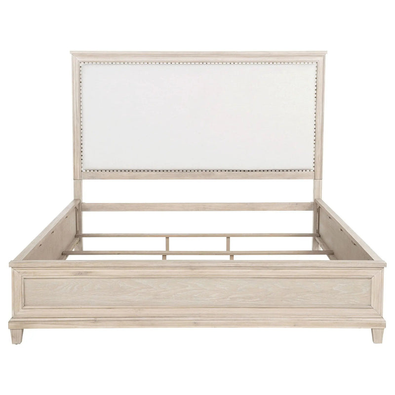 Pembroke 66-inch Eastern King Panel Bed Washed Oak by Unique Piece Furniture
