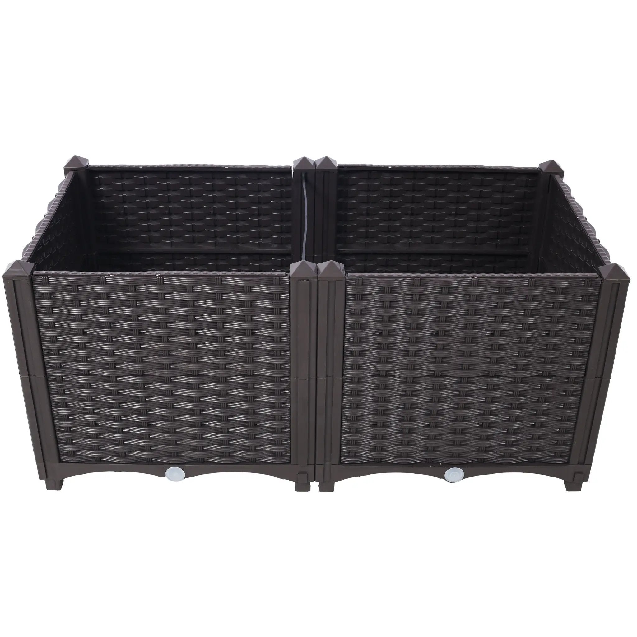Deep Raised Garden Bed Plastic Planter Boxes by HouseOfZazla
