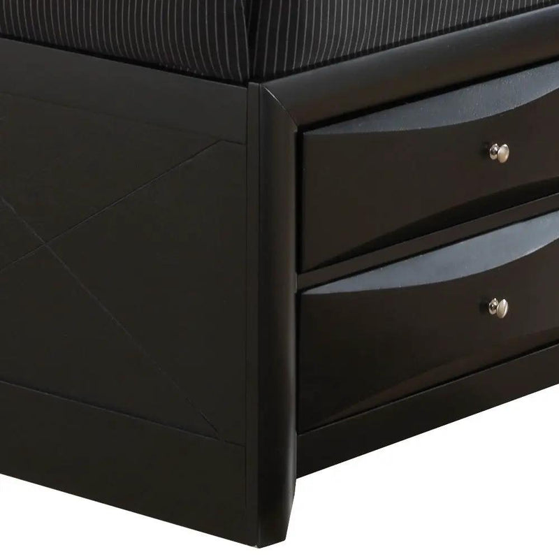 Modern Design Storage Bed With Bookcase Headboard by HouseOfZazla