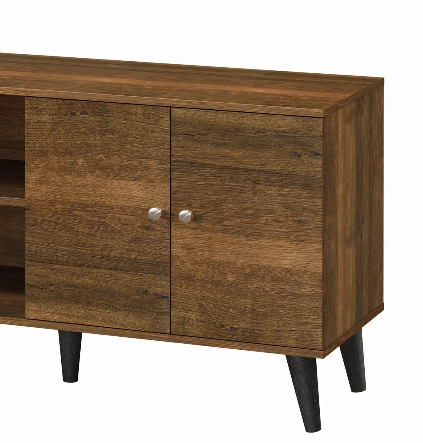 Amidon - TV Stand, With 2 Storage Shelves And 1 Cabinet by HouseOfZazla