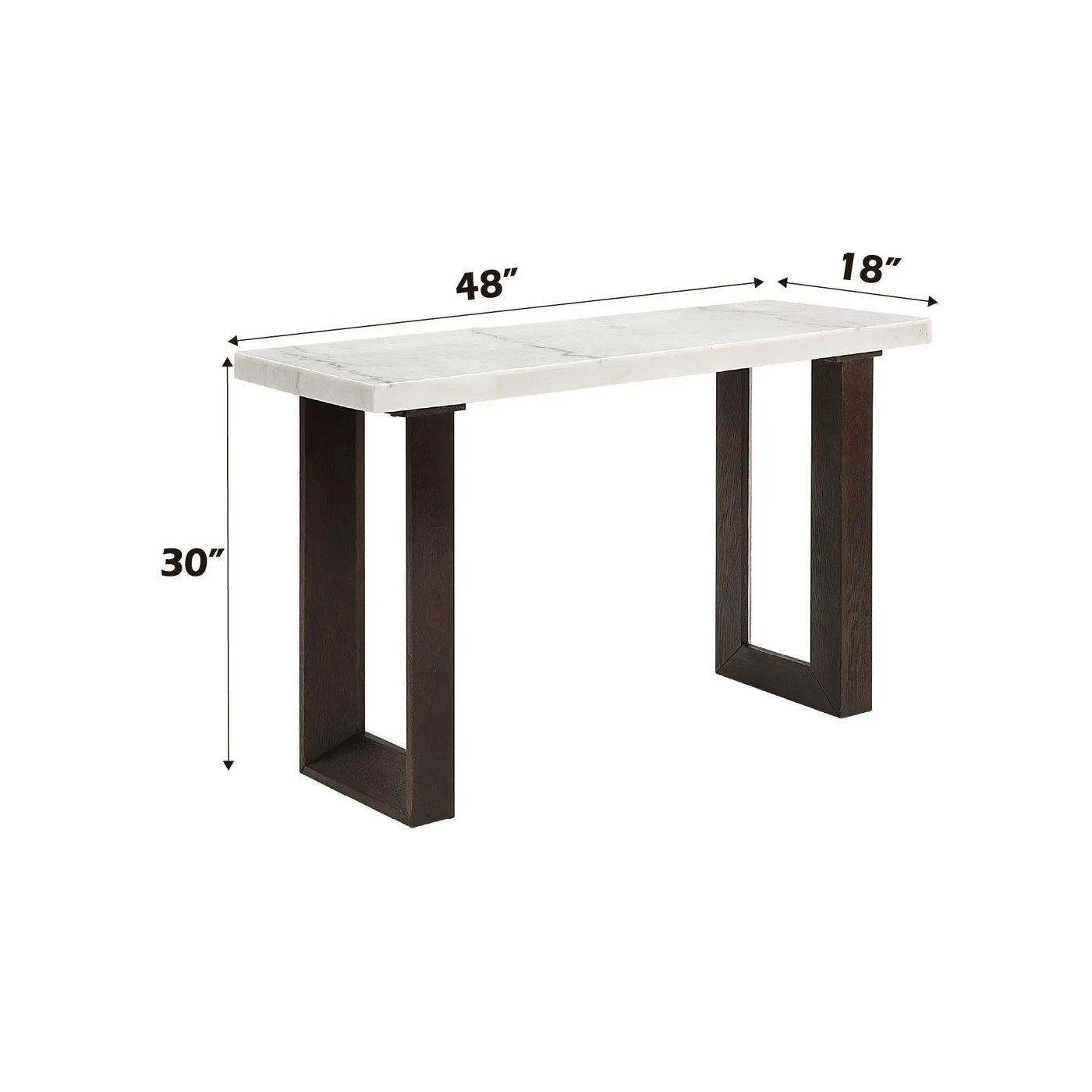Edwyn Natural Marble Top End Table by HouseOfZazla