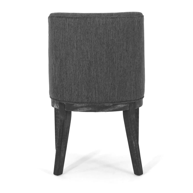 Modern Dining Chair With Durable Fabric Upholstery And Sturdy Wooden Frame (Set of 2) by HouseOfZazla