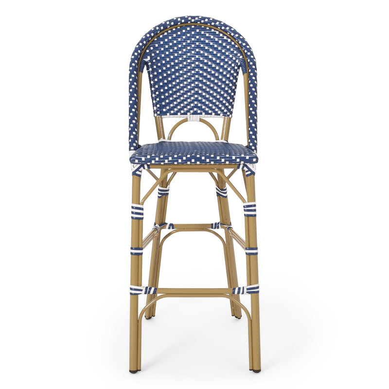 Outdoor PE Rattan French Barstool Set by HouseOfZazla