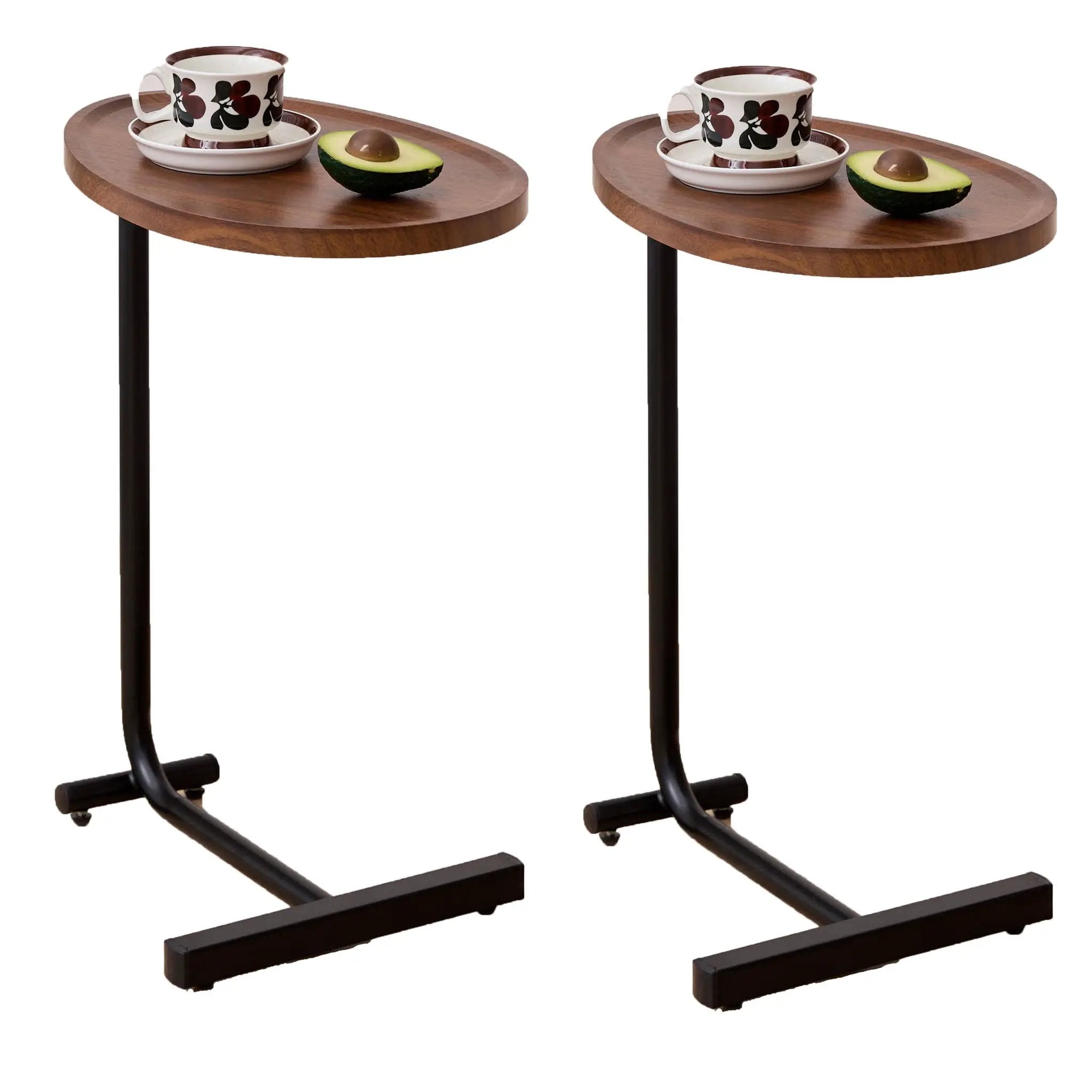 C-Shaped Side Table for Sofa and Bedroom by HouseOfZazla
