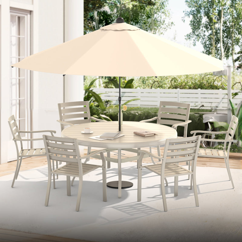 VRSHWO Iron Terrace Dining Chairs, Set of 2 by HouseOfZazla