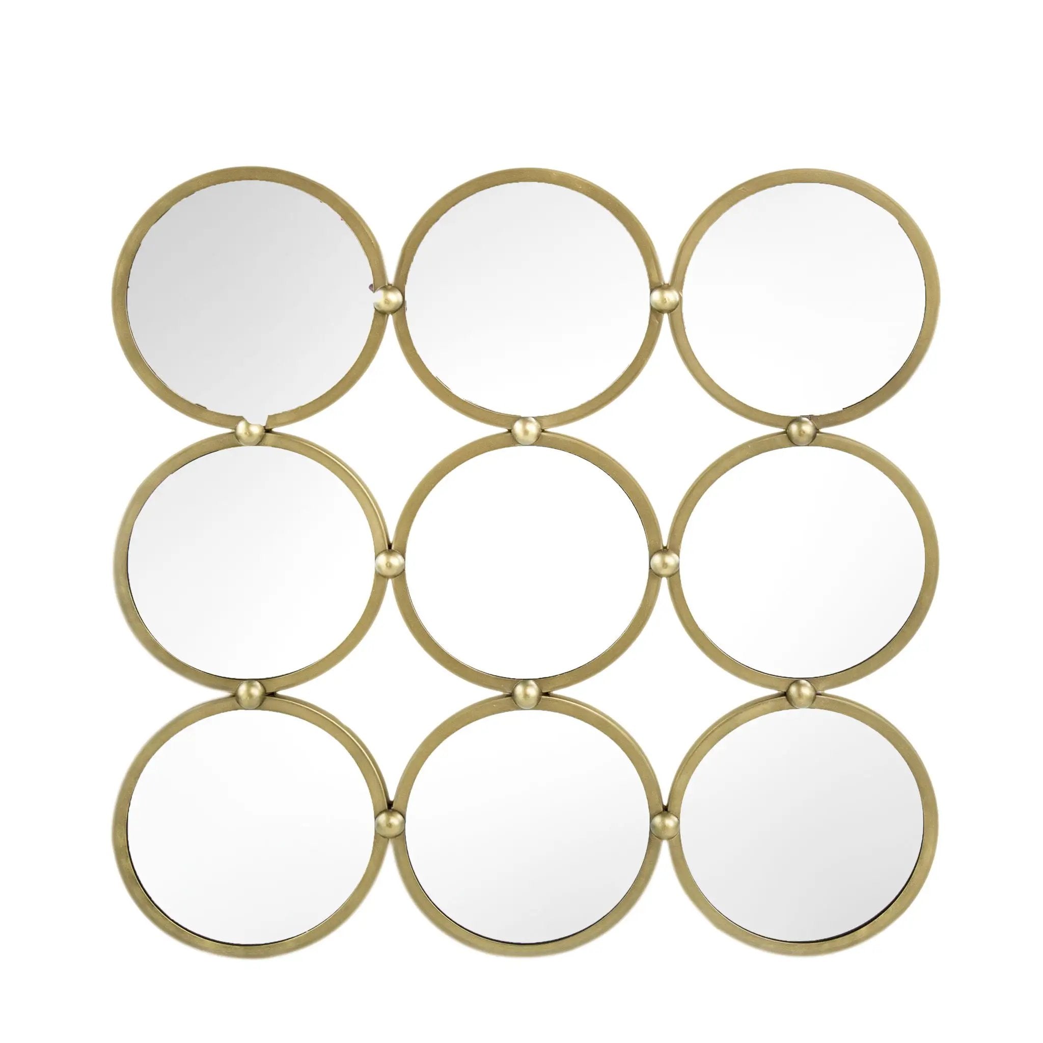 Contemporary Decorative Mirror With Mininalist Style For Bedroom, Liveroom & Entryway - Champagne by HouseOfZazla