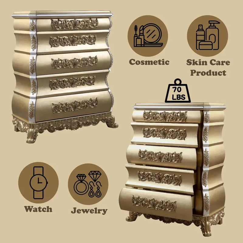 Seville - Chest - Gold