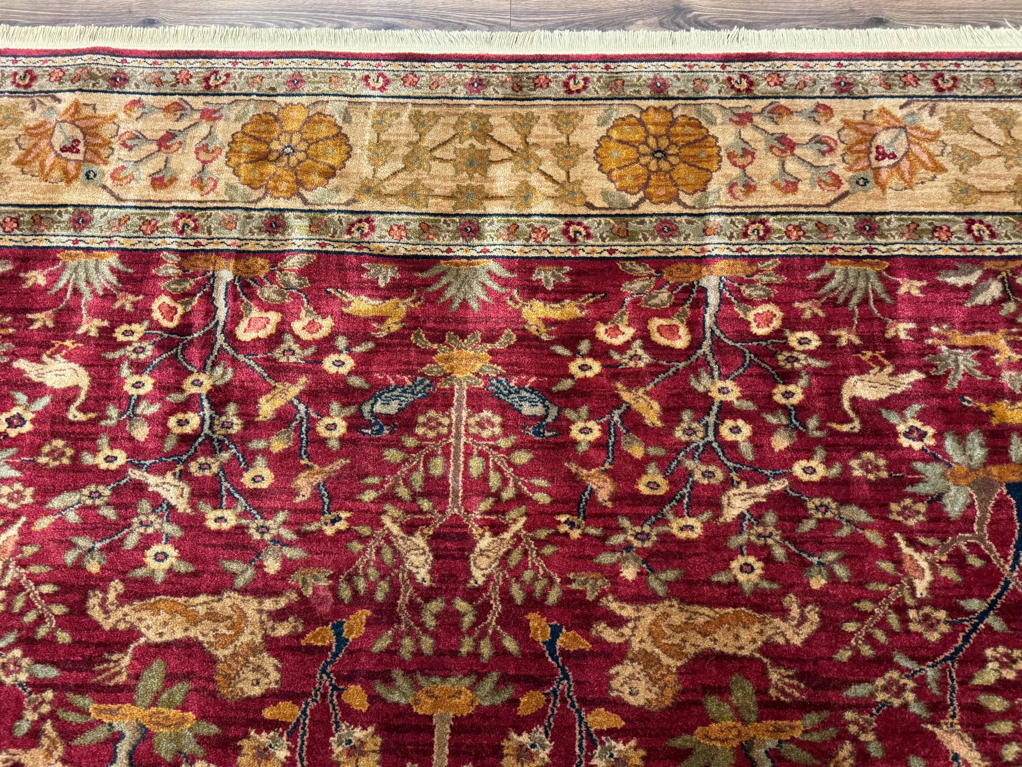 Karastan Rug 8.8 x 10, Antique Legends Emperor's Hunt 2200-204, Wool Vintage Discontinued Karastan by Jewel Rugs
