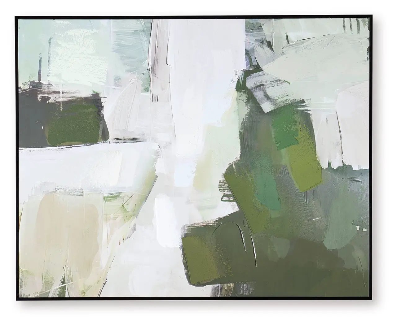 Vinick - Wall Art - Green / Gray / White by Unique Piece Furniture