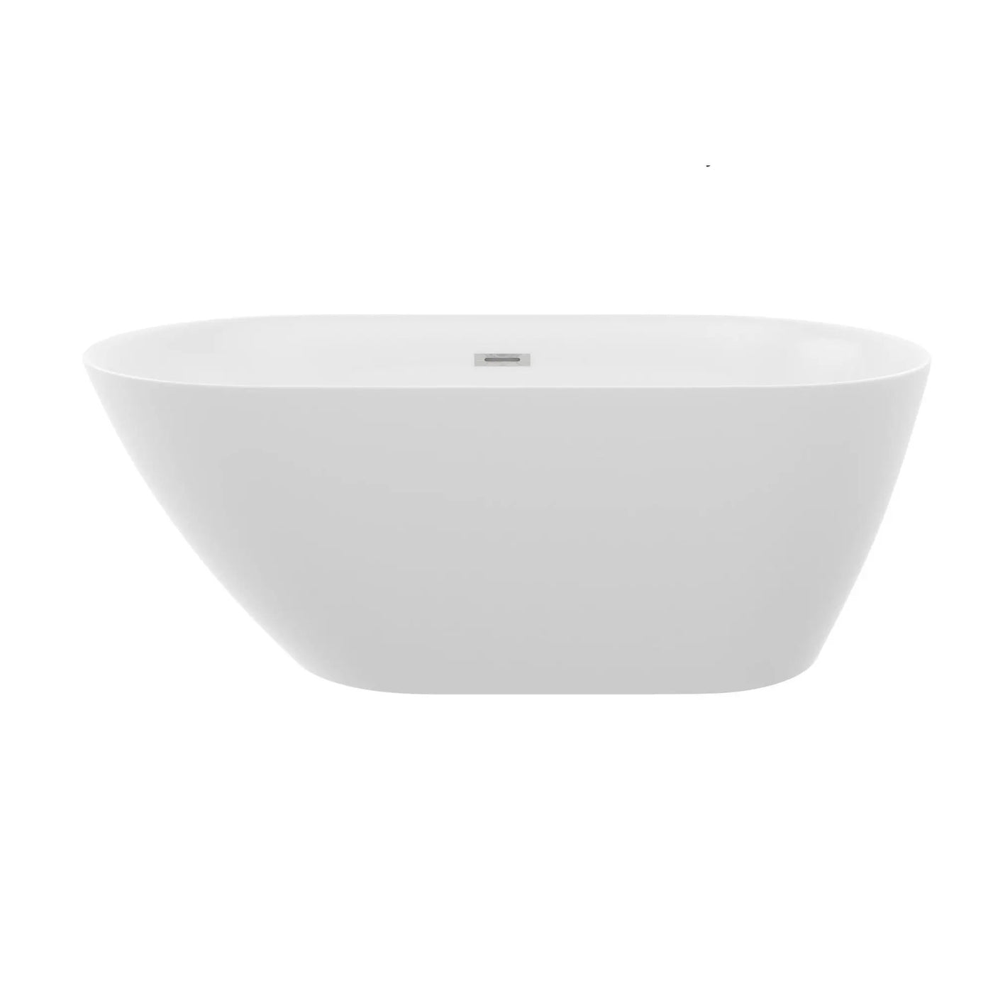 Glossy Freestanding Bathtub With Pop Up Drain by HouseOfZazla