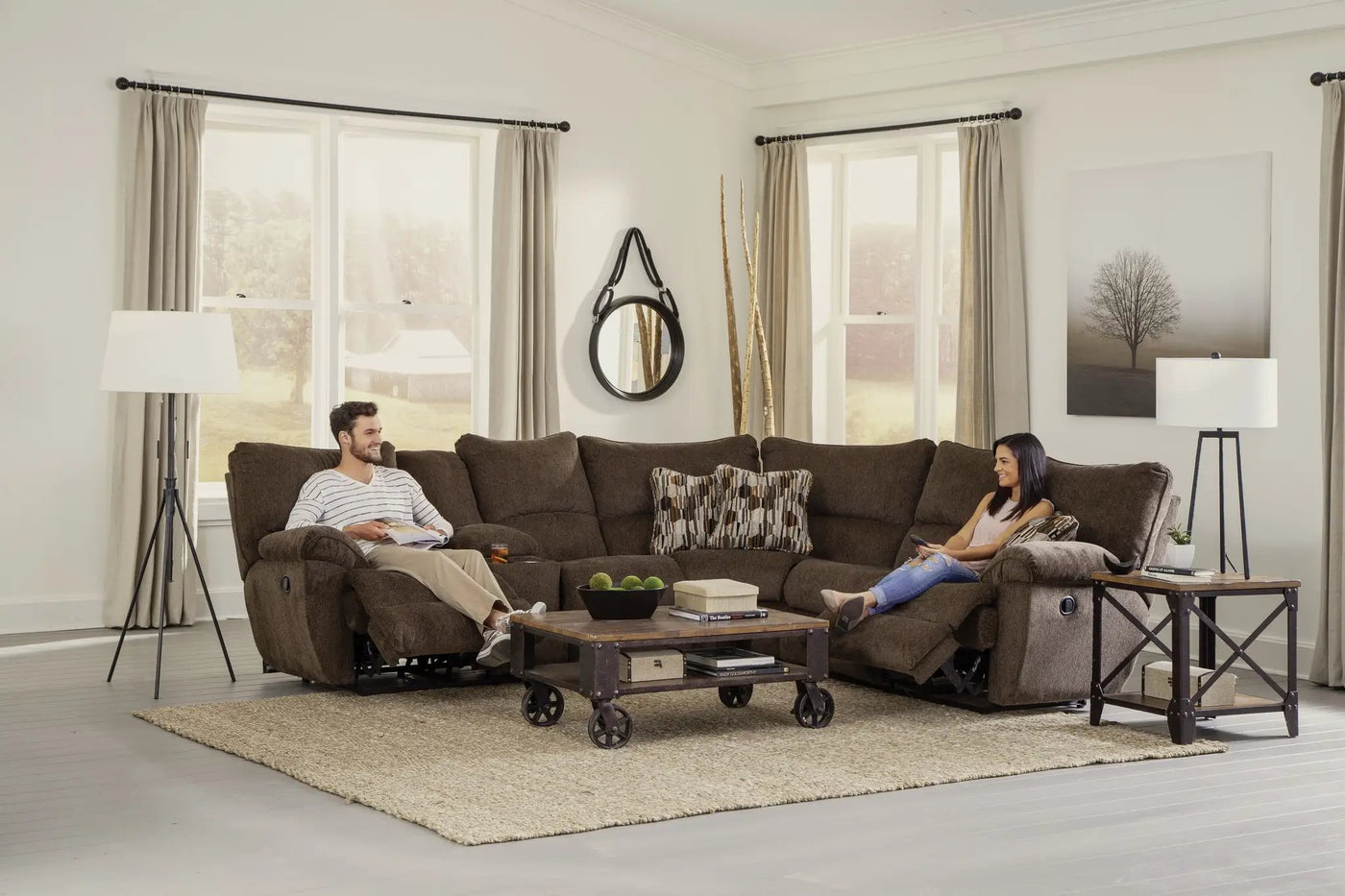 Elliott - Reclining Sectional by Unique Piece Furniture