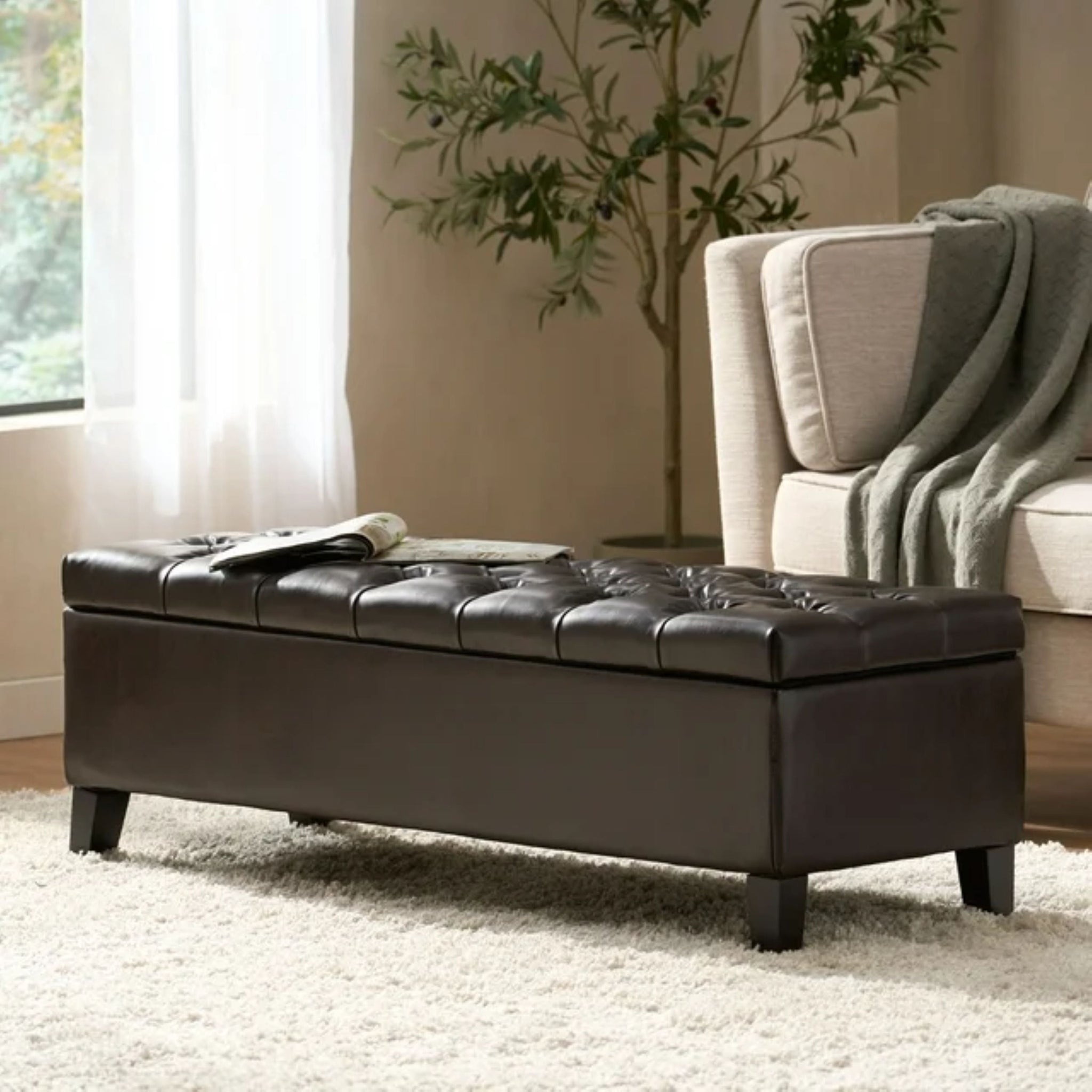 Ottoman Bench with Storage by HouseOfZazla