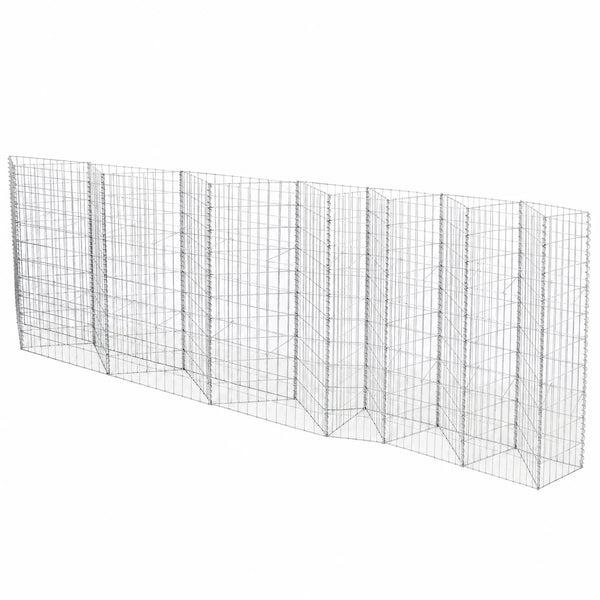 Galvanized Steel Tall Gabion Basket with Multiple Compartments