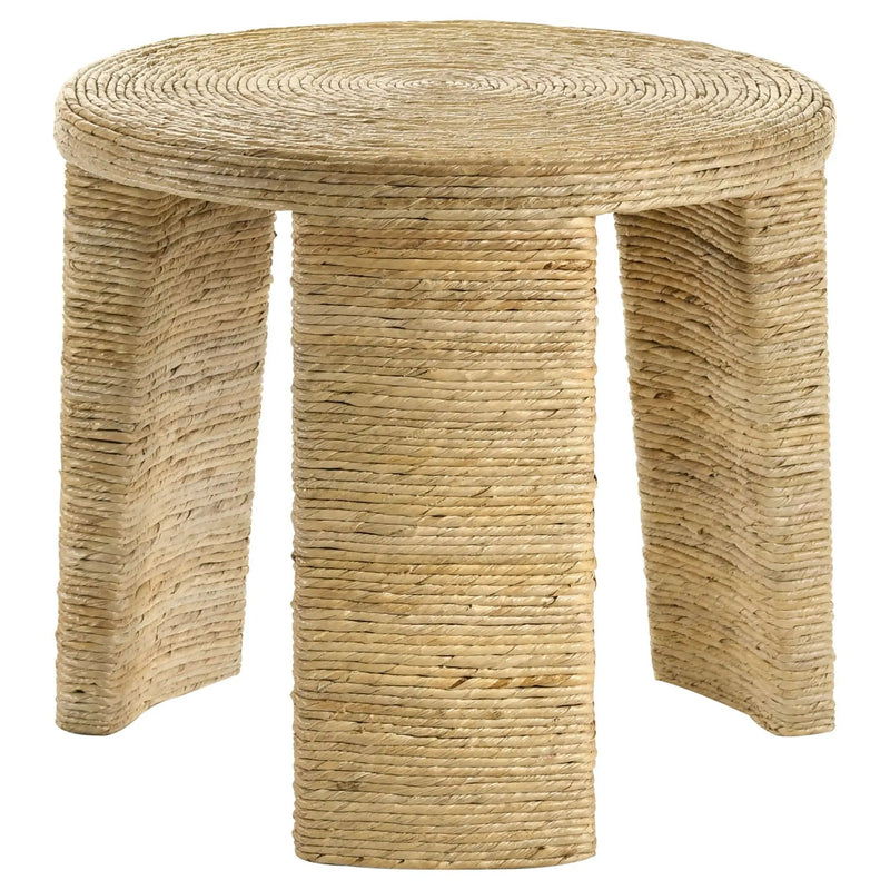 Huxton - Round End Table - Natural by HouseOfZazla
