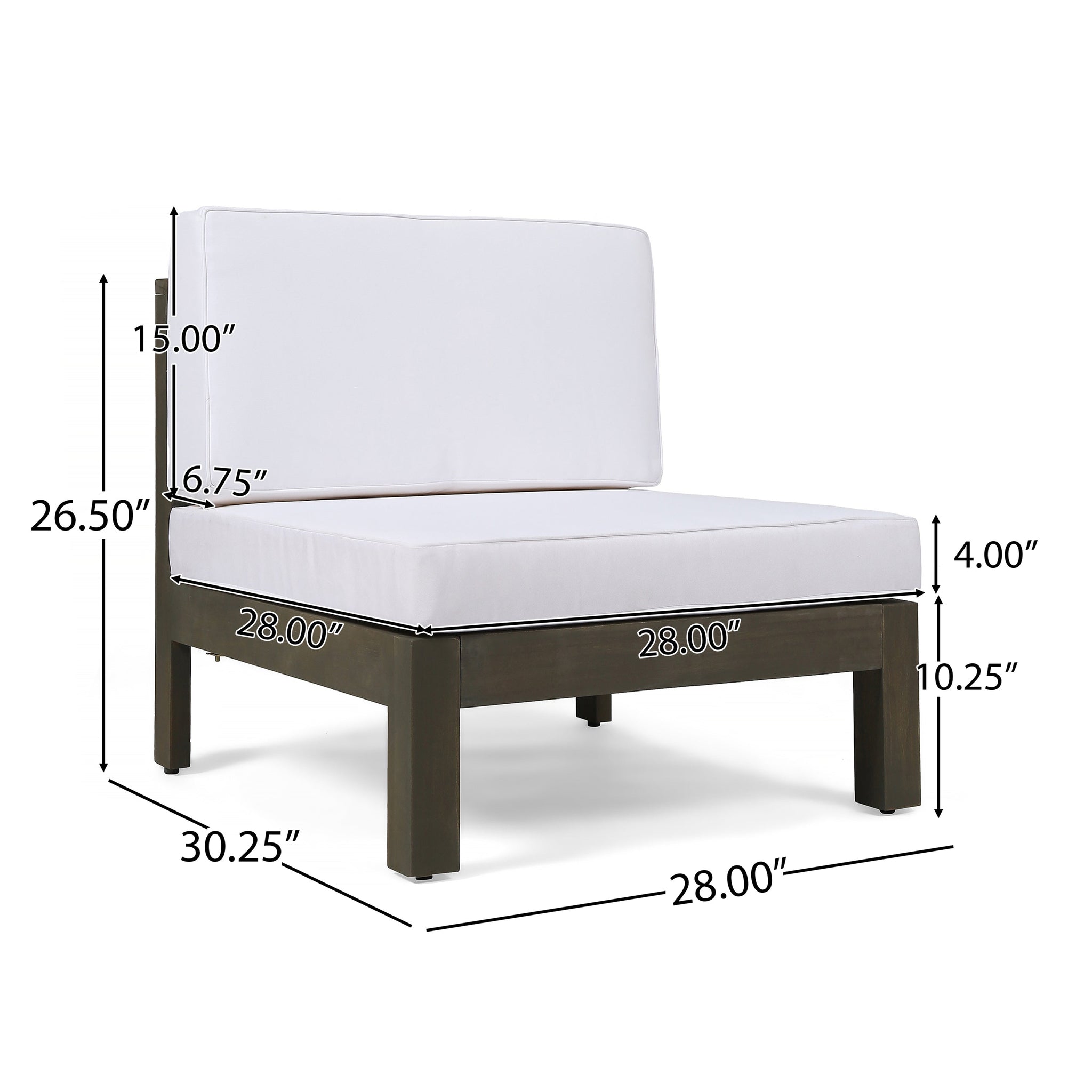 OANA 5-Piece V Shape Sofa Set, White by HouseOfZazla