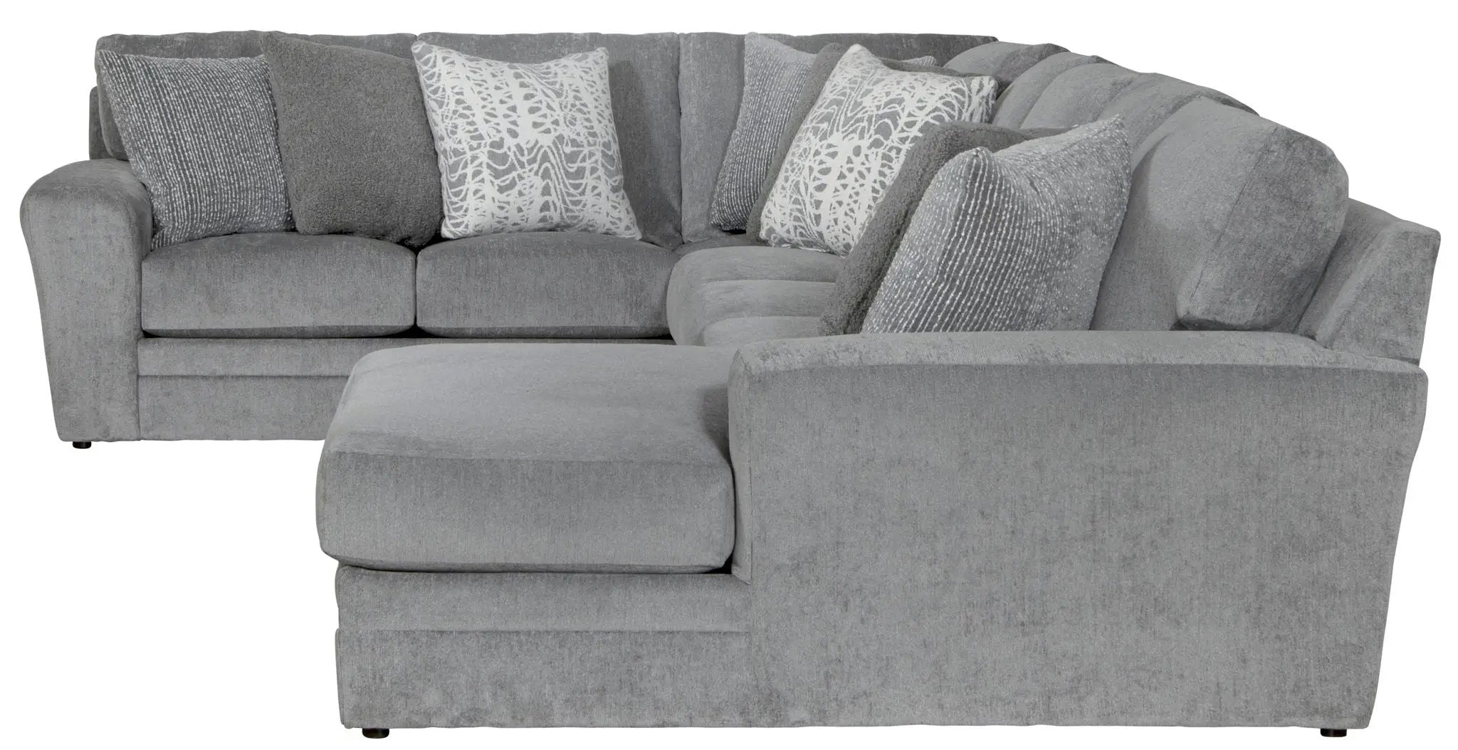 Glacier - Sectional With Included Accent Pillows by Unique Piece Furniture