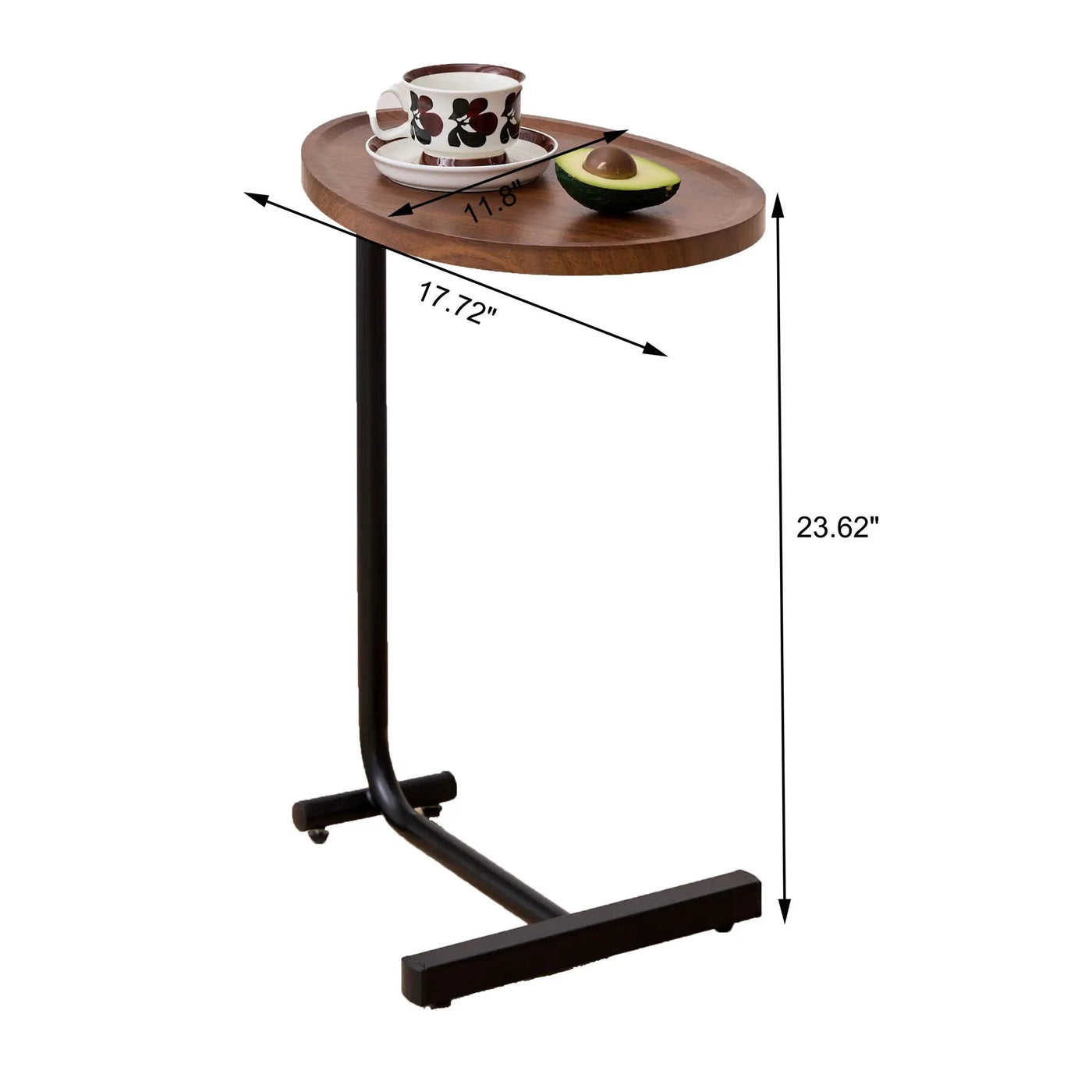 C-Shaped Side Table for Sofa and Bedroom by HouseOfZazla