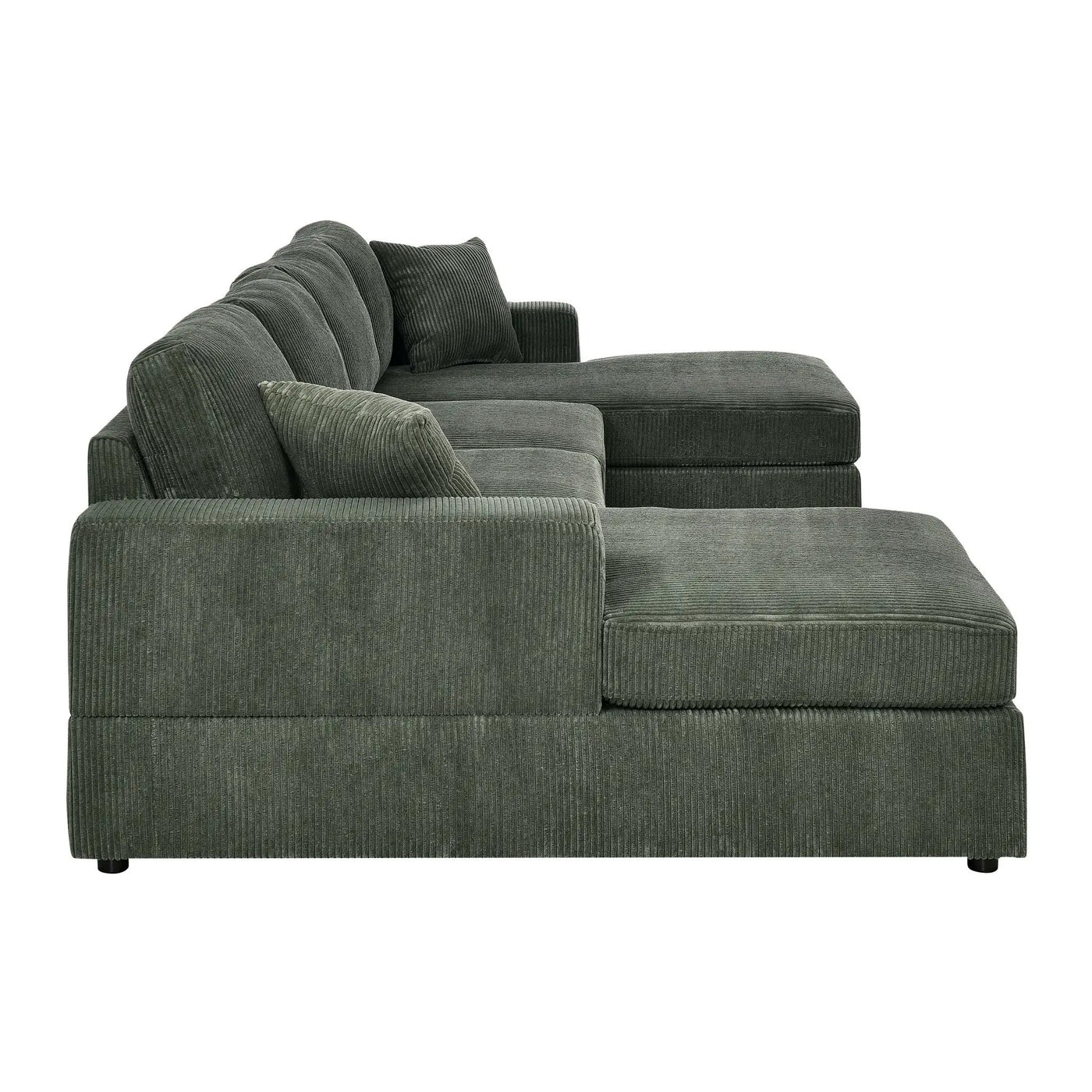 3 Piece Double Chaise Sectional Sofa by Unique Piece Furniture