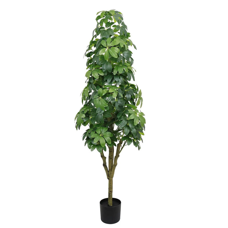 Realistic Faux Tree With Lifelike Foliage For Indoor And Outdoor Use - Green by Unique Piece Furniture