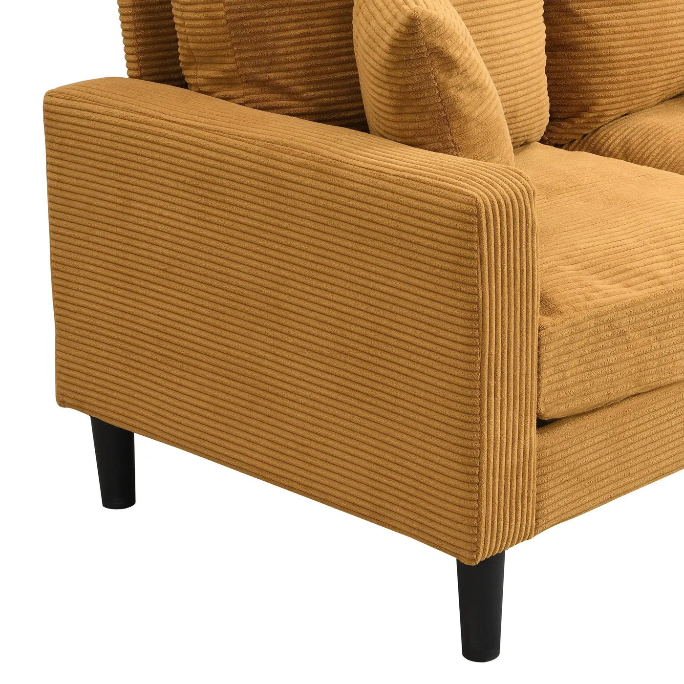 Modern Upholstered Loveseat Sofa, High Resilience by HouseOfZazla