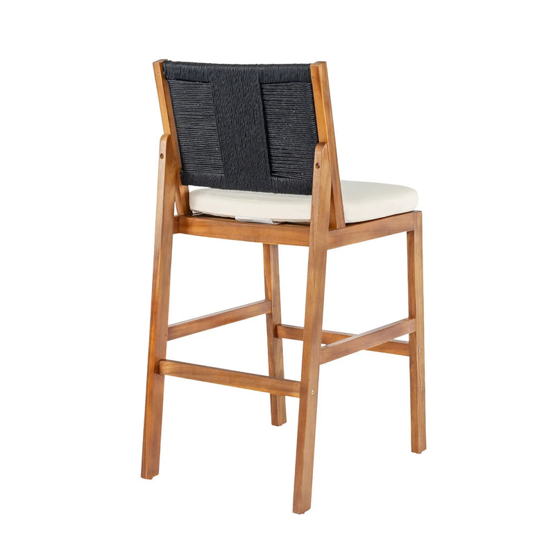 Outdoor Acacia Wood Bar Stools (Set of 2) by HouseOfZazla