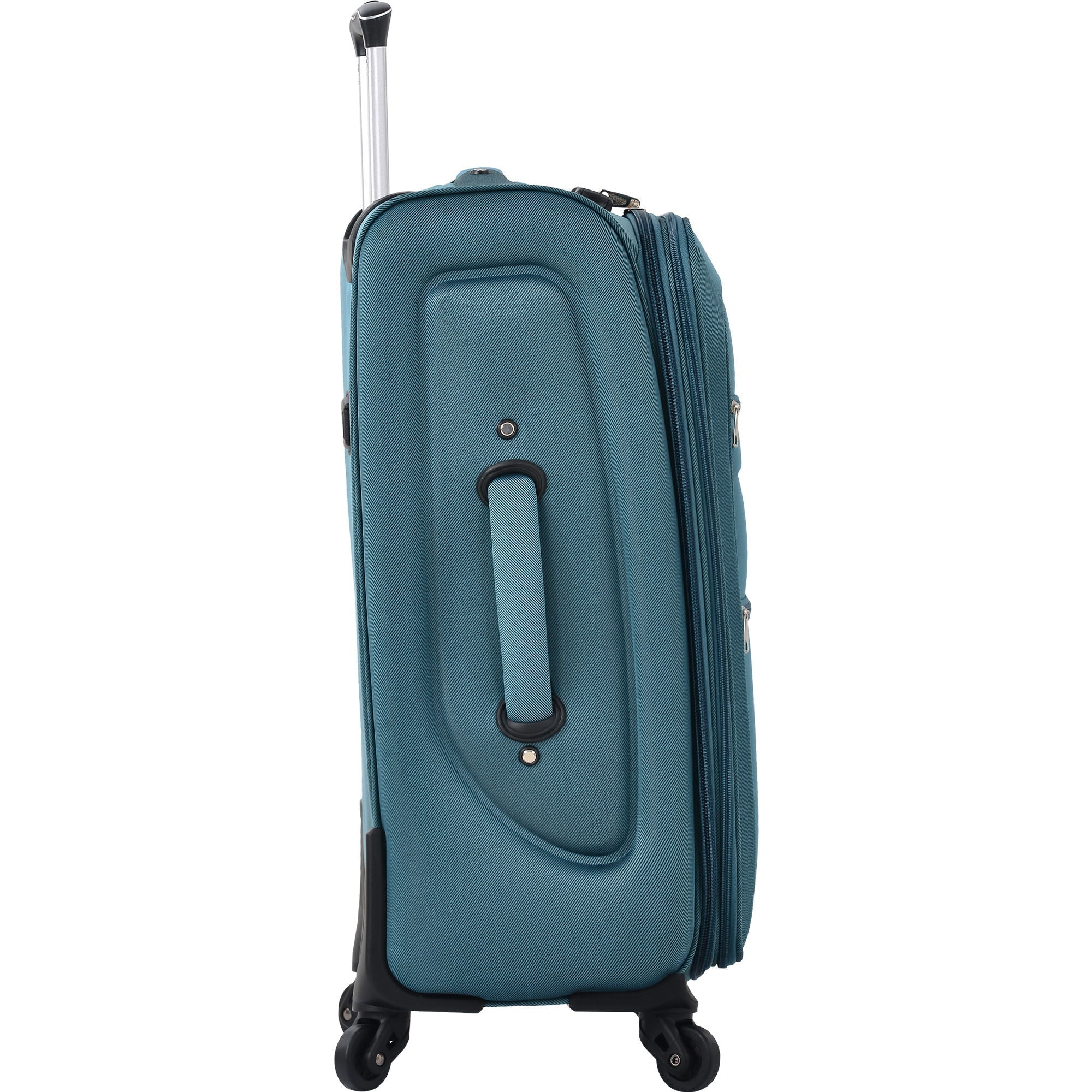 Softside Luggage Expandable 3 Piece Set Suitcase Upright Spinner Softshell Lightweight Luggage Travel Set by HouseOfZazla