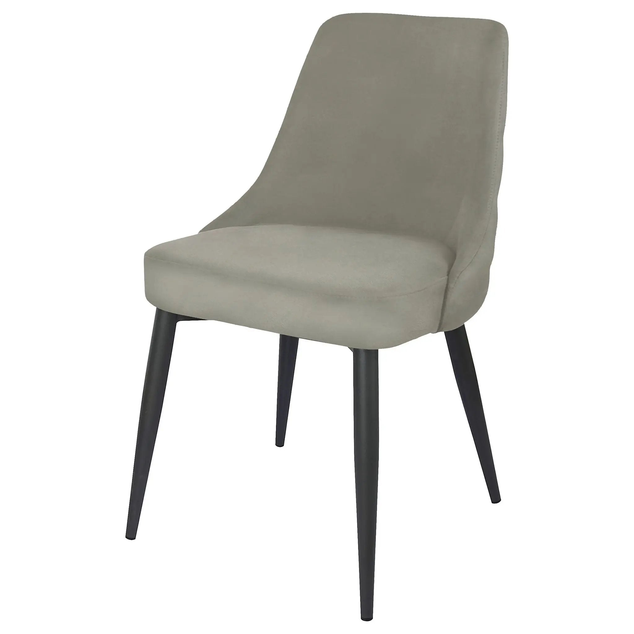 Cosmo Upholstered Dining Side Chair Light Grey (Set of 2) by Unique Piece Furniture