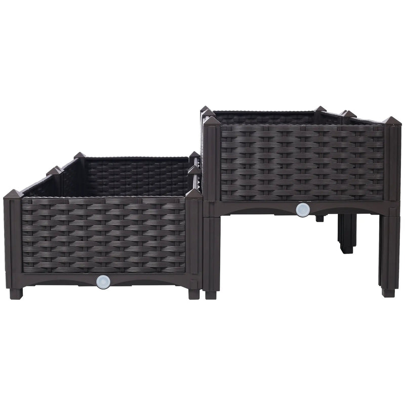 4 Piece Raised Garden Bed with Legs by HouseOfZazla