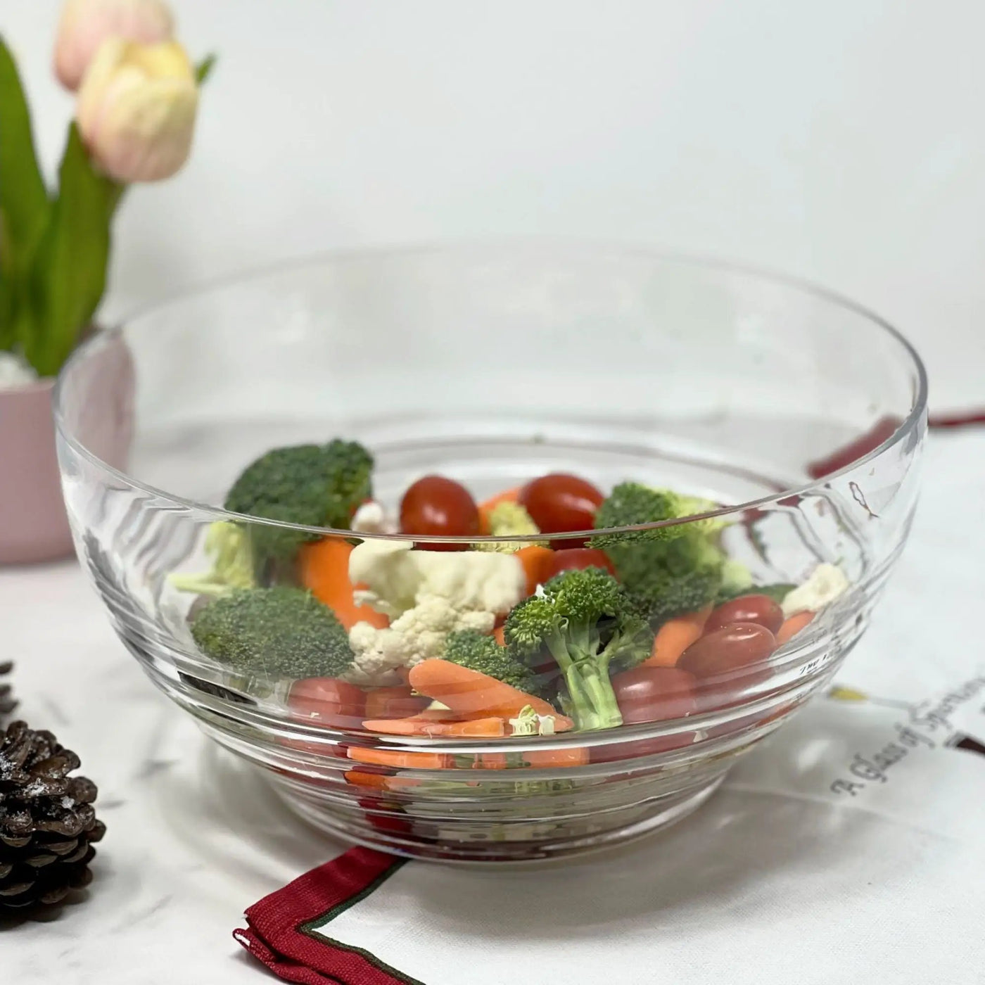 Swirl Acrylic Serving Bowls, Unbreakable by HouseOfZazla